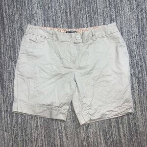 Vintage Dalia Collection‎ Modern Fit Women’s 10 Floral Lined Tan Shorts Pockets